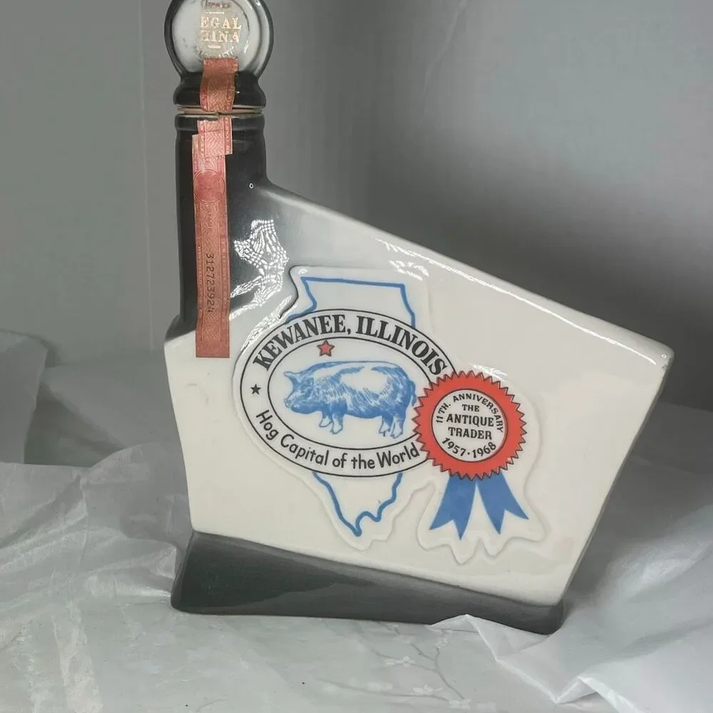 1968 Jim Beam “The Antique Trader” 11th Anniversary decanter